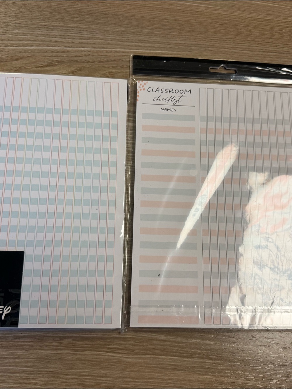 Happy Planner Classroom Checklist Notepad - Multi-Color Striped